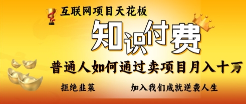 互联网项目天花板，知付付费项目，普通人如何通过卖项目月入十个，拒绝韭菜【揭秘】-小熊猫站长